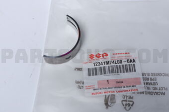 Suzuki 12341M74L000AA BEARING,CRANKSHAFT AMF310 T2