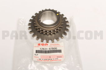 Suzuki 1263167D00 SPROCKET, CRANK SHAFT TIMING