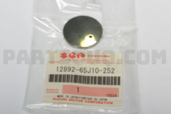 Suzuki 1289265J10252 SHIM,TAPPET,T:2.520