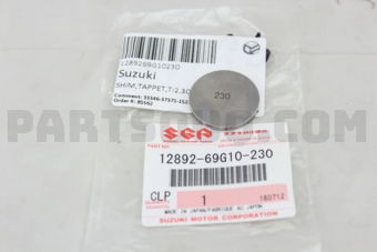 Suzuki 1289269G10230 SHIM, TAPPET (T:2.30)