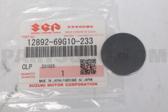 Suzuki 1289269G10233 SHIM, TAPPET (T:2.325)