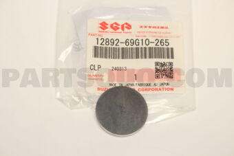 Suzuki 1289269G10265 SHIM,TAPPET,T:2.650