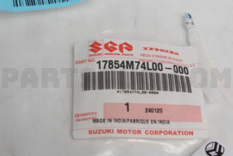 Suzuki 17854M74L00 HOSE RAD OUTLET