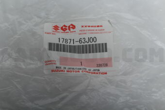 Suzuki 1787163J00 HOSE, HEATER INLET