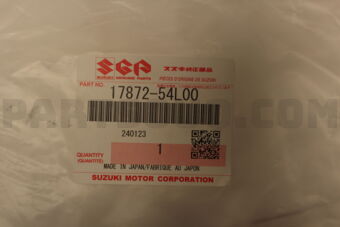 Suzuki 1787254L00 HOSE, HEATER OUTLET
