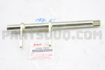 Suzuki 2326075C01 SHAFT, CLUTCH RELEASE