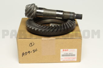 Suzuki 2730086831 BEVEL PINION & GEAR SET, FRON