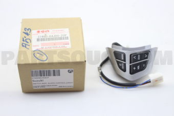 Suzuki 3746064J00ZCP SWITCH ASSY, AUDIO CONTROL,(GRAY)