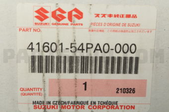 Suzuki 4160154PA0 STRUTFRONT SUSPENSION APK416