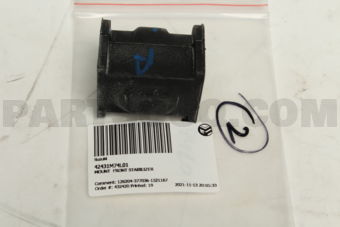 Suzuki 42431M74L01 MOUNT FRONT STABILIZER