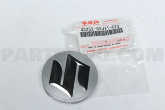Suzuki 4325263J11CZ2 CAP,WHEEL CTR(SILVER/CHROME)