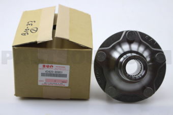 Suzuki 4342080801 HUB SET,FRONT WHEEL