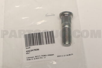 Suzuki 43423M79G00 BOLT