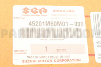 Suzuki 45201M60M01 ARM ASSY, FRONT SUSPENSION