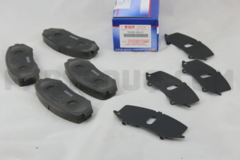 Suzuki 5520065J11 PAD SET,DISC BRAKE
