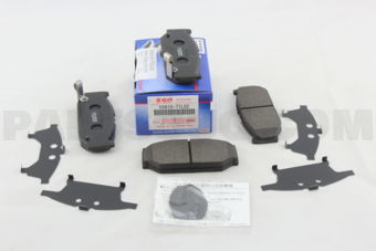 Suzuki 5581071L02 PAD SET,DISC BRAKE