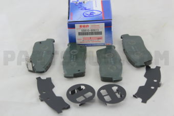 Suzuki 5581080G13 PAD SET,DISC BRAKE
