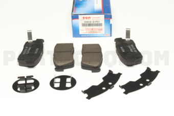 Suzuki 5581081P01 PAD SET