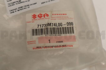 Suzuki 71733M74L00 HOLDER FR BUMPER FR RH
