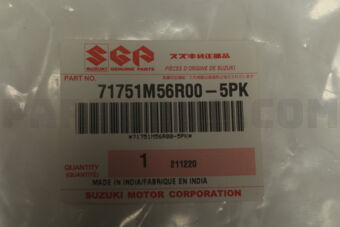 Suzuki 71751M56R005PK BEZEL, FRONT FOG LAMP, R