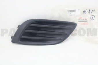 Suzuki 7176171L005PK BEZEL, FRONT FOG LAMP LH,(BLACK)