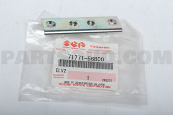 Suzuki 7177156B00 RETAINER, FR LICENSE PLAT