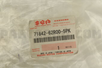Suzuki 7184262R005PK EXTENSION, BUMPER ATK412