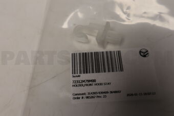Suzuki 72312M79M00 HOLDER,FRONT HOOD STAY