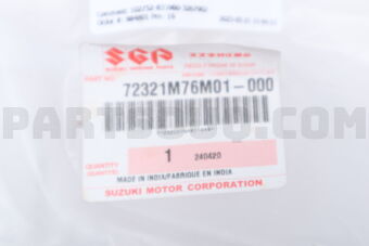 Suzuki 72321M76M01 LINING,FRONT FENDER,R