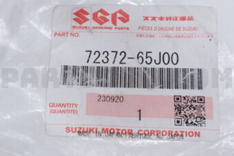 Suzuki 7237265J00 CUSHION, FRONT HOOD