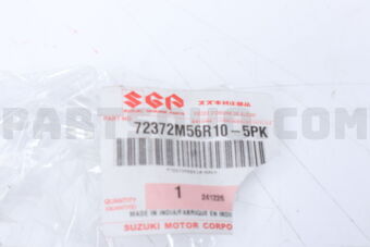 Suzuki 72372M56R105PK GARNISH, COWL TOP SIDE LH