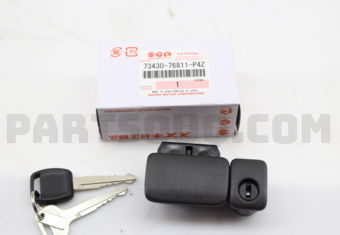 Suzuki 7343076811P4Z LOCK, GLOVE BOX (GRAY)