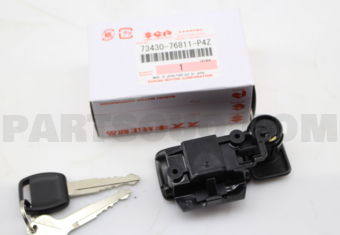 Suzuki 7343076811P4Z LOCK, GLOVE BOX (GRAY)