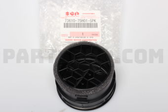 Suzuki 7361075H015PK LOUVER, VENT (BLACK)