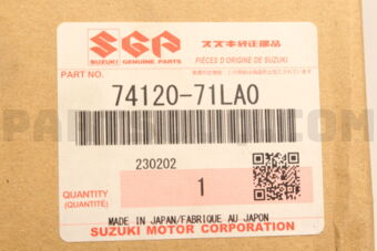 Suzuki 7412071LA0 CORE, HEATER