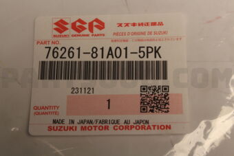 Suzuki 7626181A015PK TRIM,FRONT DOOR OPENING