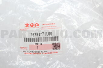 Suzuki 7629171L00 TRIM, FRONT DOOR OPENING