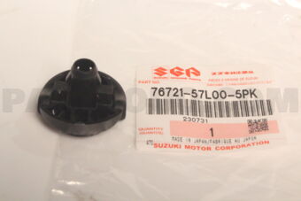Suzuki 7672157L005PK HOOK, CARGO NET (BLACK)