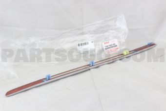 Suzuki 7756078K000PG MOLDING COMP,REAR DOOR,L