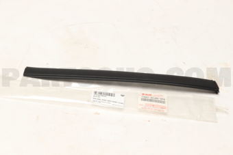 Suzuki 7764165J005PK MOLDING, ROOF DRIP FRONT LH,(BLACK)