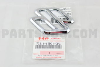 Suzuki 7781165D010PG EMBLEM, REAR S (CHROME)