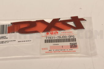 Suzuki 7783179J000PG EMBLEM, SX4 (CHROME)