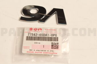 Suzuki 7784265DA10PG EMBLEM, V6 (CHROME)