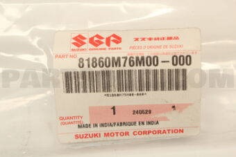 Suzuki 81860M76M00 BALANCER COMP,BACK DOOR,L