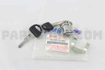 Suzuki 8220081840 CYLINDER, FR DR LOCK LH