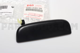 Suzuki 8280181A035PK HANDLE SIDE DOOR OUTER R(BLK)