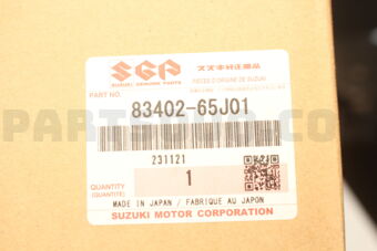 Suzuki 8340265J01 REGULATOR ASSY,FRONT WINDOW,L