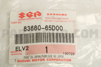Suzuki 8368065D00 RUN, FR DR GLASS LH