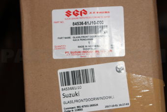 Suzuki 8453661J10 GLASS,FRONTDOORWINDOW,L