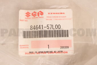 Suzuki 8464157L00 WEATHERSTRIP, OPENING RH
